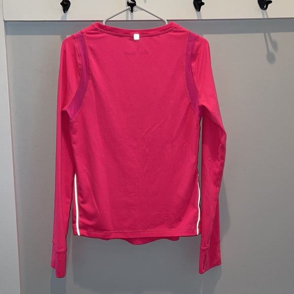 Abercrombie & Fitch Hot Pink Long Sleeve Shirt - Picture 4 of 7